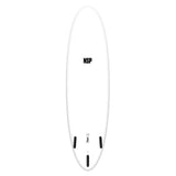 NSP Protech Fun Surfboard Futures - White Tint-Hardboards-troggs.com