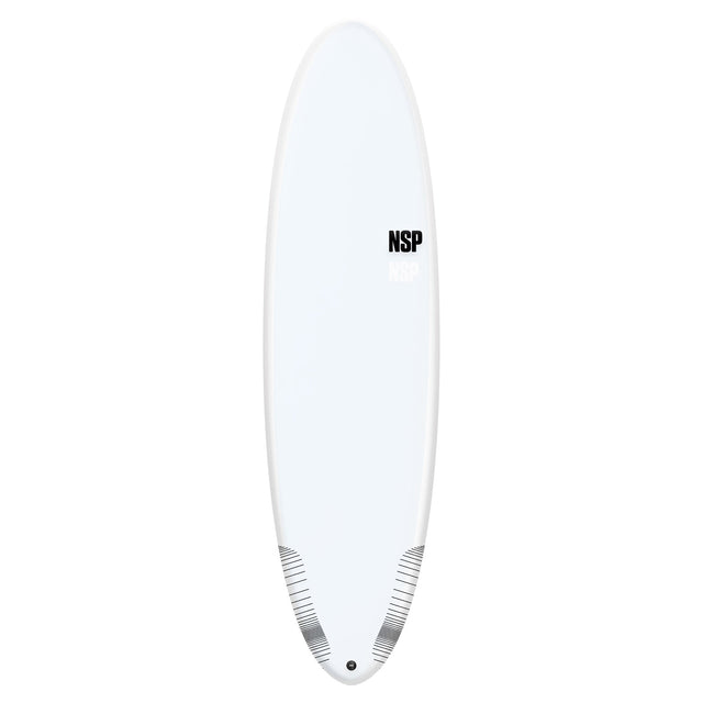 NSP Protech Fun Surfboard Futures - White Tint-Hardboards-troggs.com