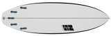 Nigel Semmens Neutron 6ft Surfboard Futures - Yellow Rails-Hardboards-troggs.com