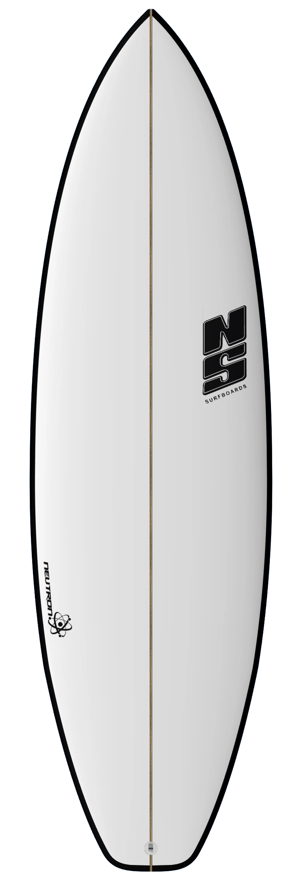 Nigel Semmens Neutron 6ft Surfboard Futures - Yellow Rails-Hardboards-troggs.com