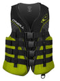 O'Neill Superlite 50N ISO Vest - Black/Lime/Smoke-Buoyancy Aids-troggs.com