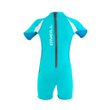 O'Neill Toddler O'Zone UV Rash Suit - Light Aqua/Sky/White-Kids Wetsuits-troggs.com