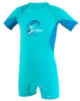 O'Neill Toddler O'Zone UV Rash Suit - Light Aqua/Sky/White-Kids Wetsuits-troggs.com