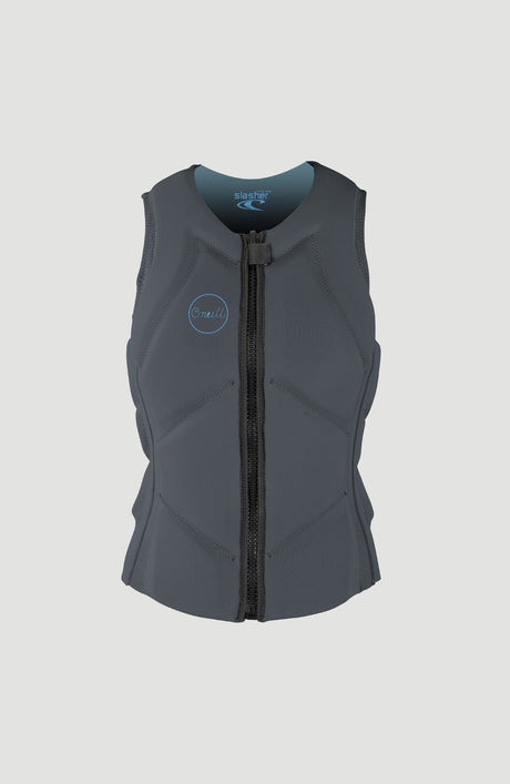 O'Neill Womens Slasher B Comp Impact Vest - Opal/Graphite-Buoyancy Aids-troggs.com