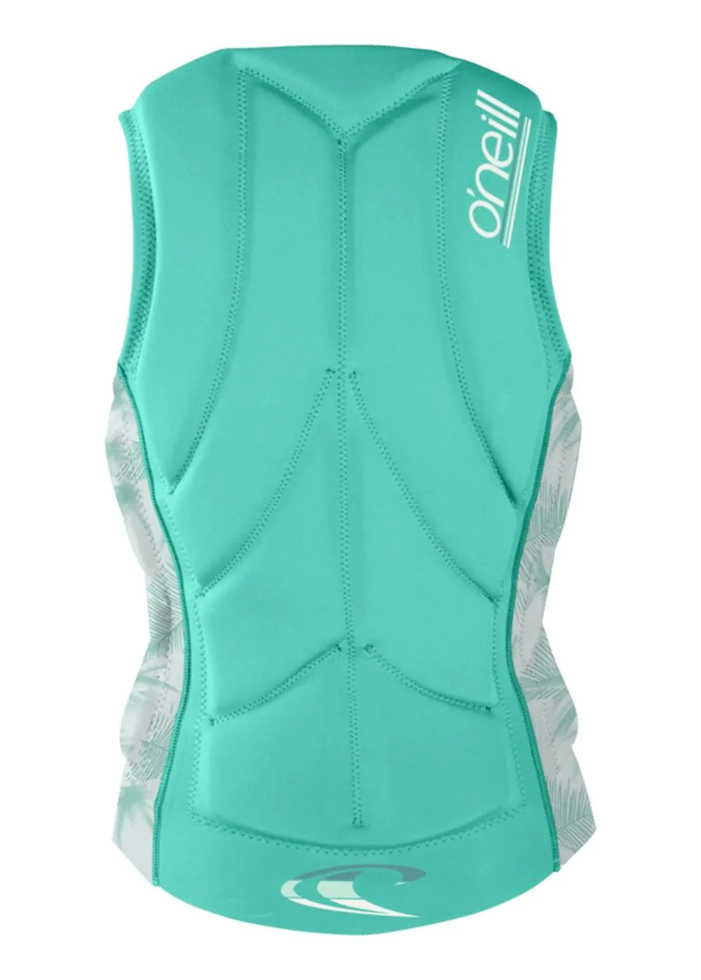 O'Neill Womens Slasher Comp Impact Vest - Opal/Mirage Tropical-Buoyancy Aids-troggs.com