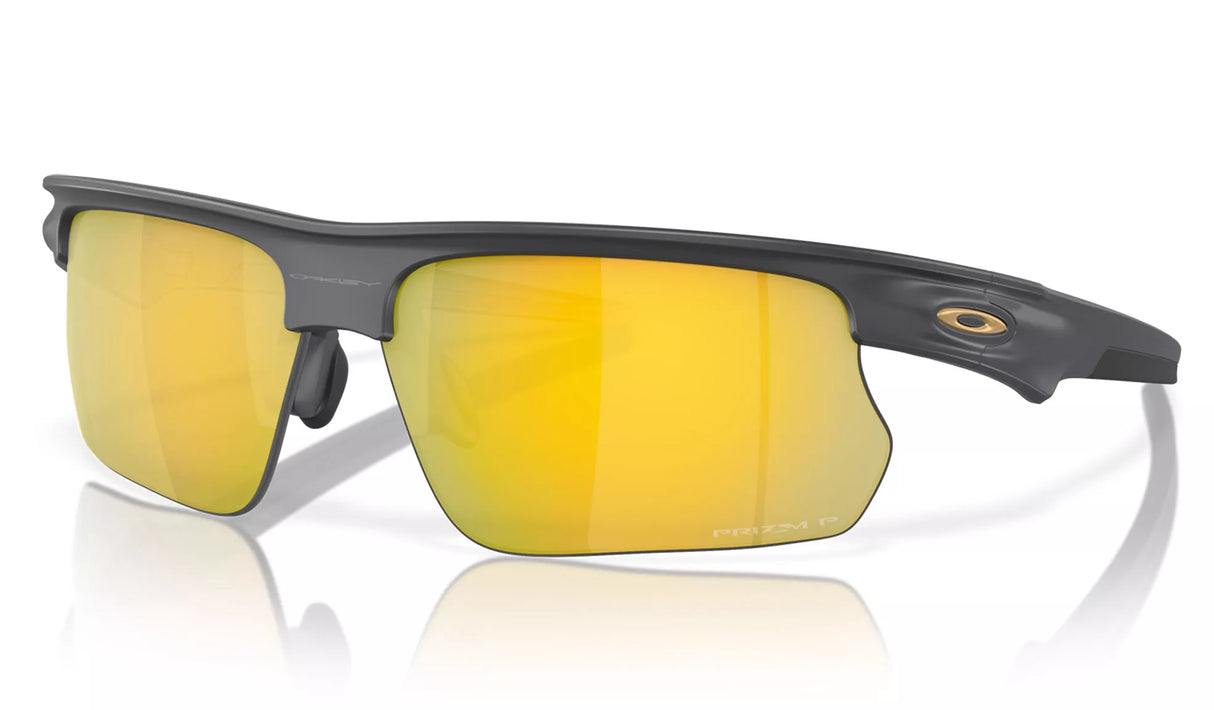 Oakley BiSphaera Matte Carbon with Prism 24K Polarized Lens troggs