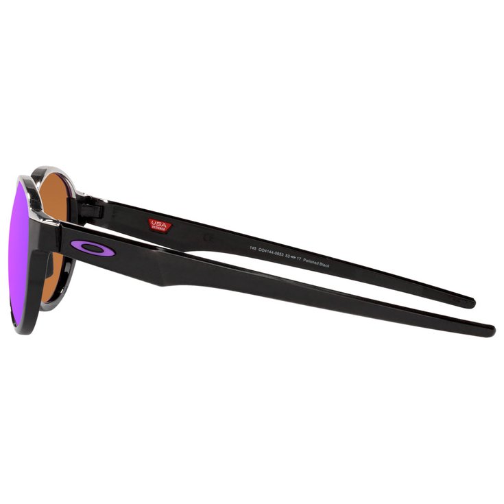 Oakley Coinflip - Polished Black Frame with Prizm Violet Lens-Sunglasses-troggs.com