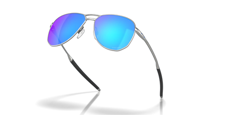 Oakley Contrail - Satin Chrome Frame with Prizm Sapphire Lens-Sunglasses-troggs.com