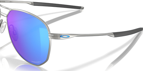 Oakley Contrail - Satin Chrome Frame with Prizm Sapphire Lens-Sunglasses-troggs.com