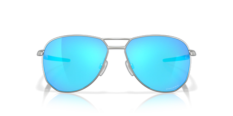 Oakley Contrail - Satin Chrome Frame with Prizm Sapphire Lens-Sunglasses-troggs.com