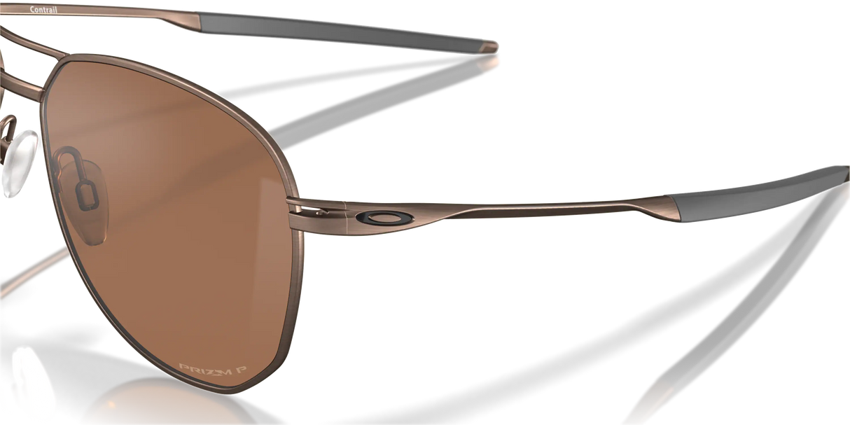 Oakley Contrail - Satin Toast Frame with Prizm Tungsten Polarized Lens-Sunglasses-troggs.com