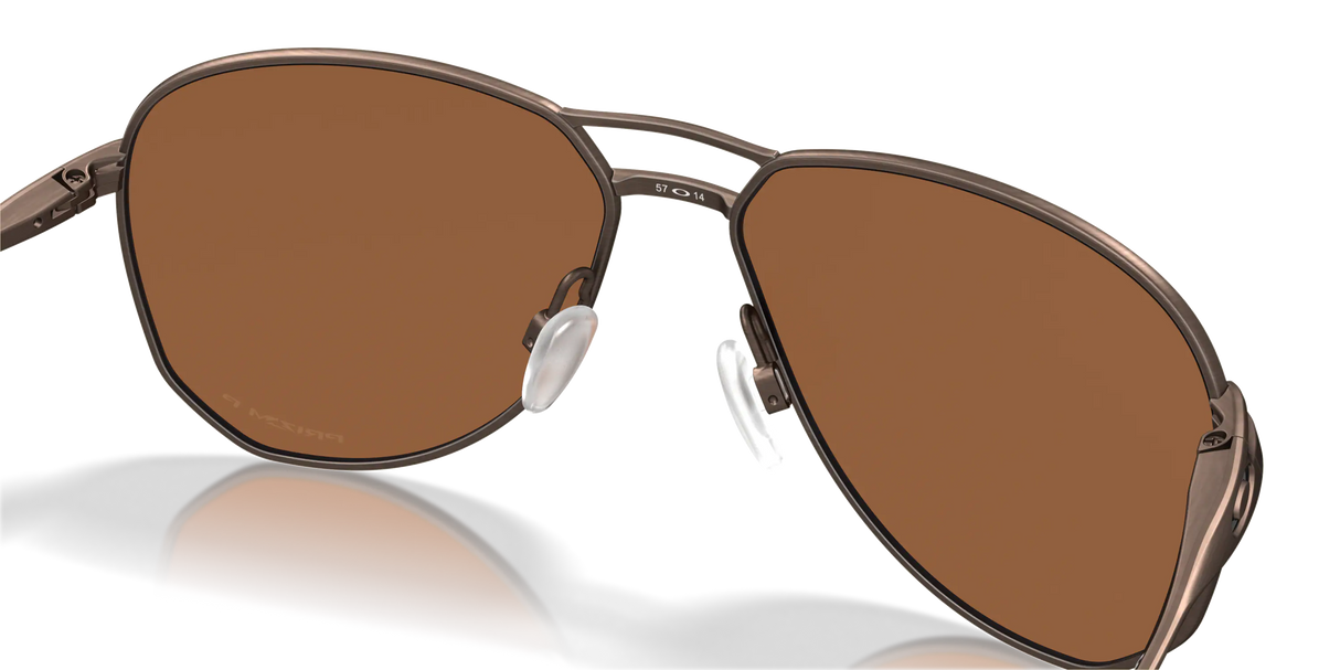 Oakley Contrail - Satin Toast Frame with Prizm Tungsten Polarized Lens-Sunglasses-troggs.com