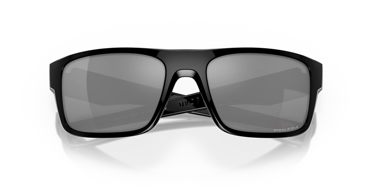 Oakley Drop Point - Polished Black Frame with Prizm Black Lens-Sunglasses-troggs.com