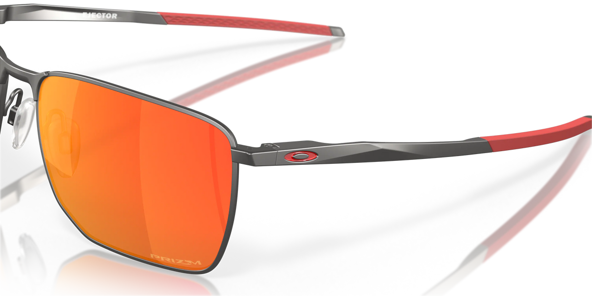 Oakley Ejector - Matte Gunmetal Frame with Prizm Ruby Lens-Sunglasses-troggs.com