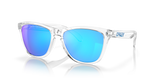 Oakley Frogskins - Crystal Clear Frame with Prizm Sapphire Lens-Sunglasses-troggs.com