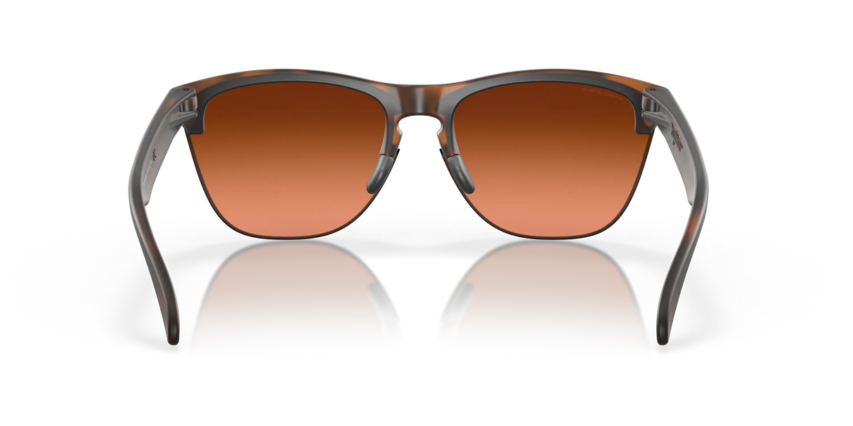 Oakley Frogskins Lite - Matte Brown Tortoise Frame with Prizm Brown Gradient Lens-Sunglasses-troggs.com