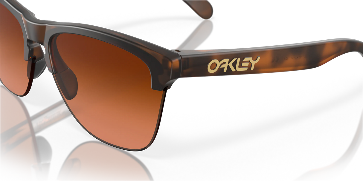 Oakley Frogskins Lite - Matte Brown Tortoise Frame with Prizm Brown Gradient Lens-Sunglasses-troggs.com