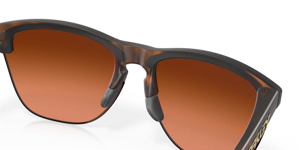 Oakley Frogskins Lite - Matte Brown Tortoise Frame with Prizm Brown Gradient Lens-Sunglasses-troggs.com