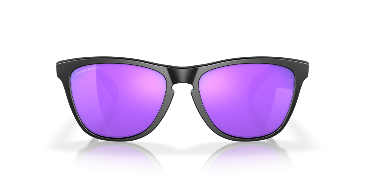 Oakley Frogskins - Matte Black Frame with Prizm Violet Lens-Sunglasses-troggs.com