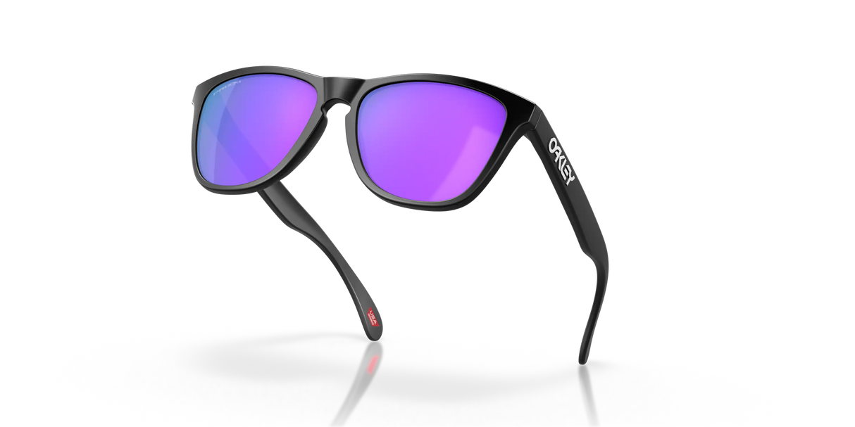 Oakley Frogskins - Matte Black Frame with Prizm Violet Lens-Sunglasses-troggs.com