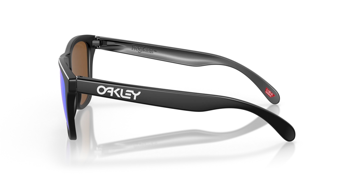 Oakley Frogskins - Matte Black Frame with Prizm Violet Lens-Sunglasses-troggs.com