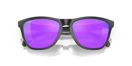 Oakley Frogskins - Matte Black Frame with Prizm Violet Lens-Sunglasses-troggs.com