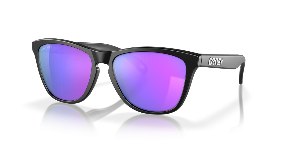 Oakley Frogskins Matte Black Frame with Prizm Violet Lens troggs