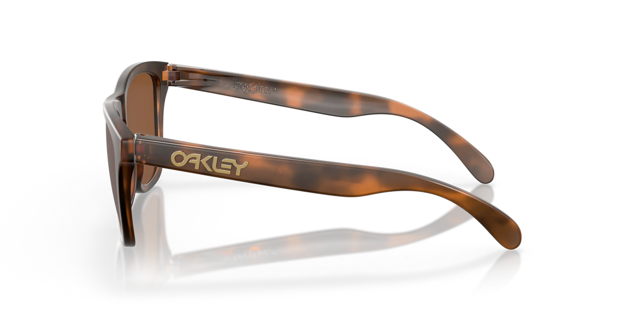 Oakley Frogskins - Matte Brown Tortoise Frame with Prizm Tungsten Lens-Sunglasses-troggs.com