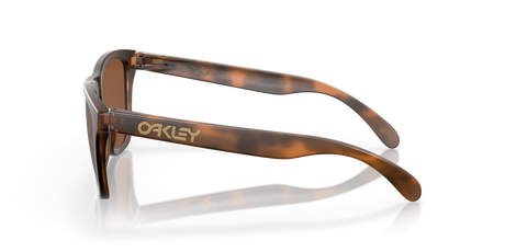 Oakley Frogskins - Matte Brown Tortoise Frame with Prizm Tungsten Lens-Sunglasses-troggs.com