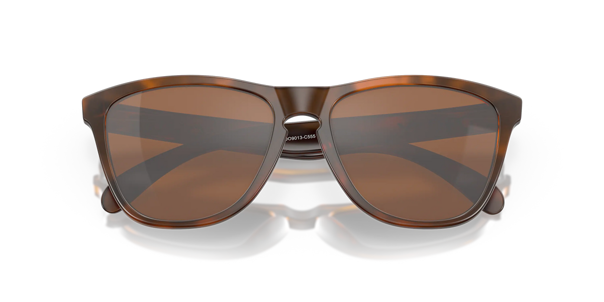 Oakley Frogskins - Matte Brown Tortoise Frame with Prizm Tungsten Lens-Sunglasses-troggs.com