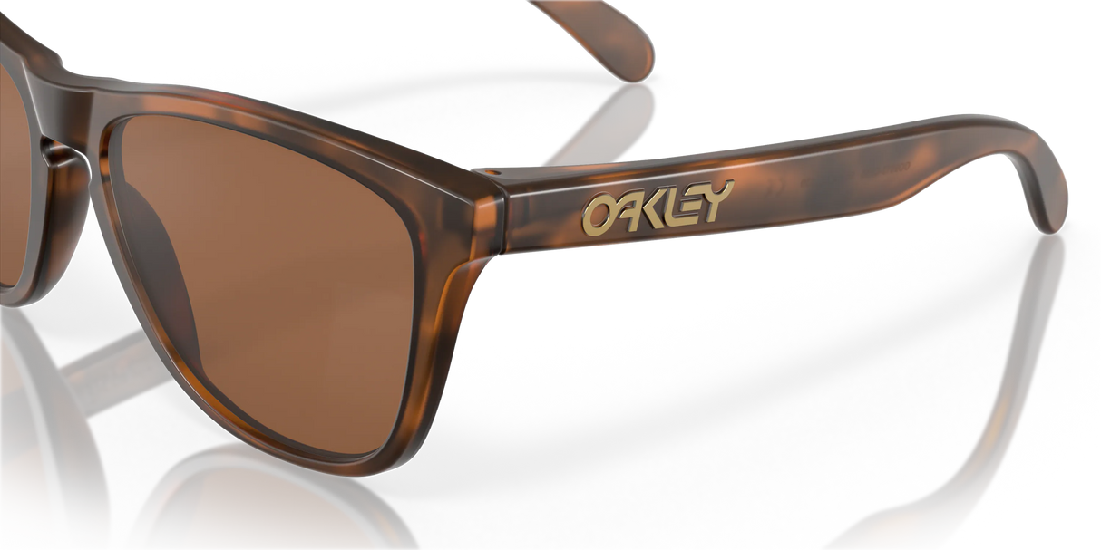 Oakley Frogskins - Matte Brown Tortoise Frame with Prizm Tungsten Lens-Sunglasses-troggs.com