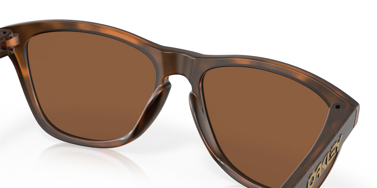 Oakley Frogskins - Matte Brown Tortoise Frame with Prizm Tungsten Lens-Sunglasses-troggs.com