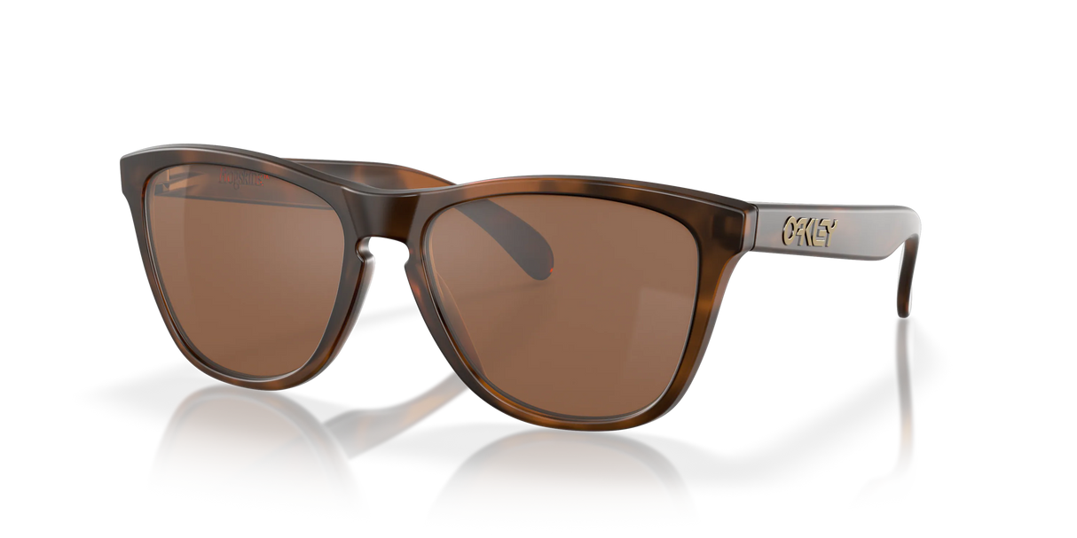 Oakley Frogskins - Matte Brown Tortoise Frame with Prizm Tungsten Lens-Sunglasses-troggs.com