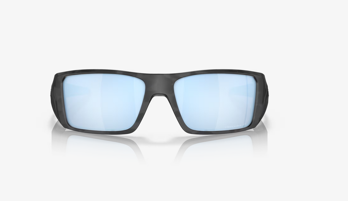 Oakley Heliostat - Matte Black Camo Frame with Prizm Deep Water Polarized Lens-troggs.com