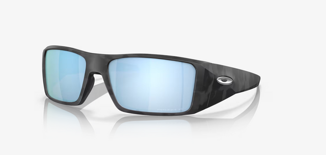 Oakley Heliostat - Matte Black Camo Frame with Prizm Deep Water Polarized Lens-troggs.com