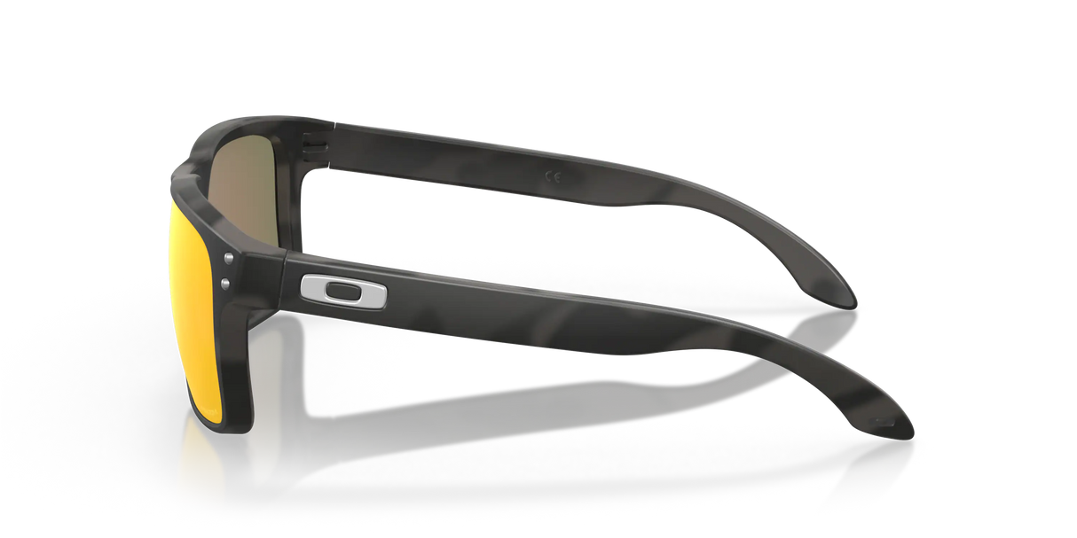 Oakley Holbrook - Matte Black Camo Frame with Prizm Ruby Lens-Sunglasses-troggs.com
