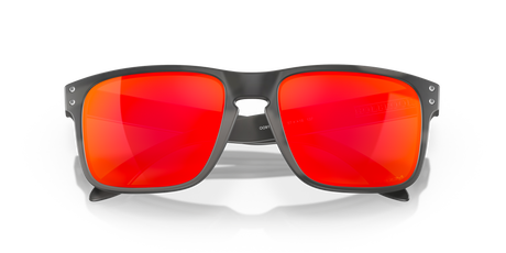 Oakley Holbrook - Matte Black Camo Frame with Prizm Ruby Lens-Sunglasses-troggs.com