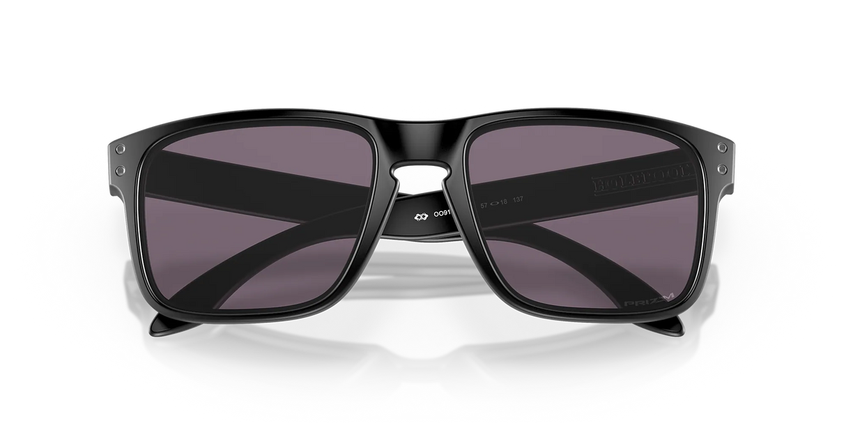 Oakley Holbrook - Matte Black Frame with Prizm Grey Lens-Sunglasses-troggs.com