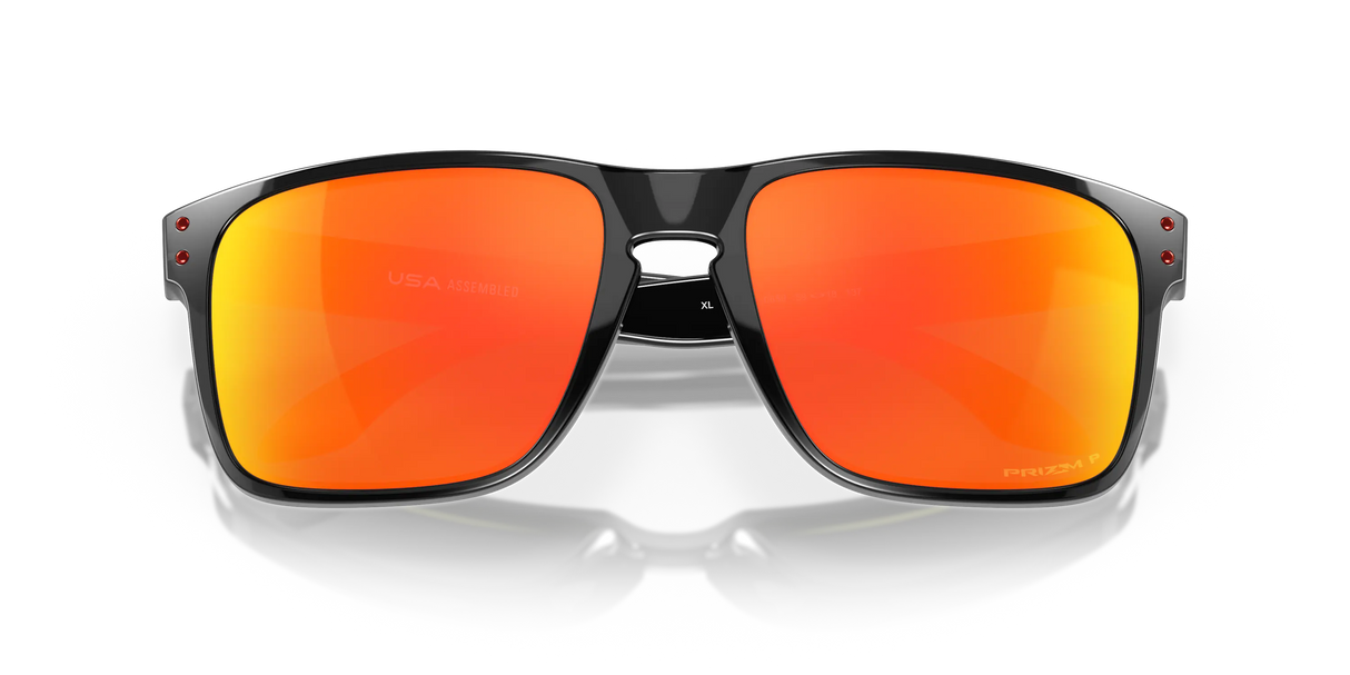 Oakley Holbrook XL - Black Ink Frame with Prizm Ruby Polarised Lens-Sunglasses-troggs.com