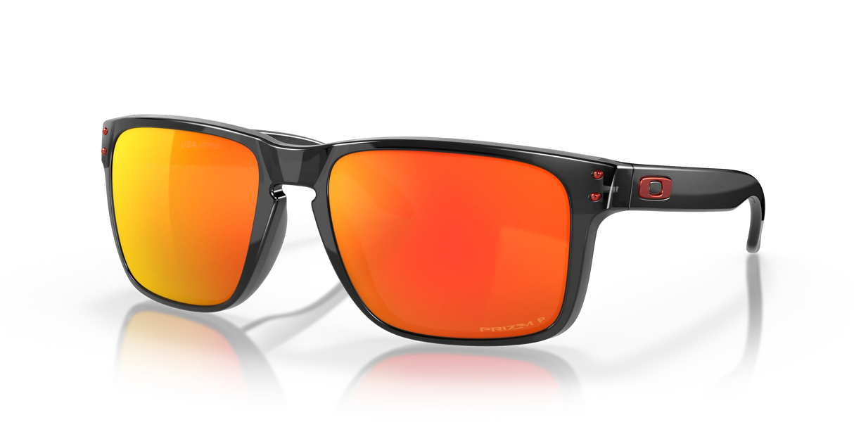 Oakley Holbrook XL - Black Ink Frame with Prizm Ruby Polarised Lens-Sunglasses-troggs.com