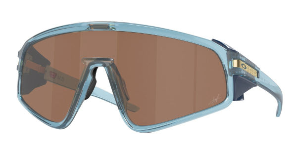 Oakley Latch Panel - Transparent Stonewash Frame with Prizm Tungsten-Sunglasses-troggs.com