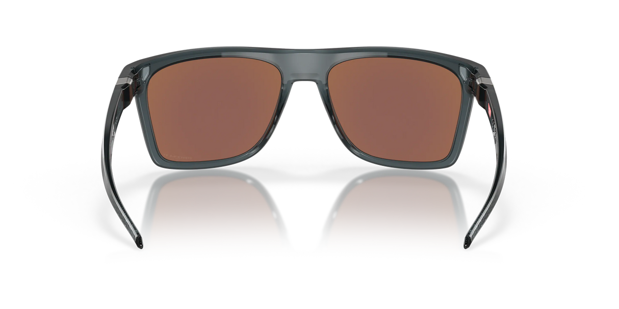 Oakley Leffingwell - Crystal Black Frame with Prizm Deep Water Polarized Lens-Sunglasses-troggs.com