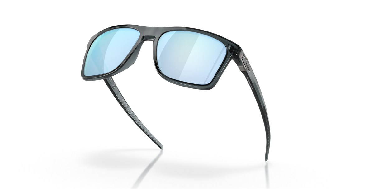 Oakley Leffingwell - Crystal Black Frame with Prizm Deep Water Polarized Lens-Sunglasses-troggs.com