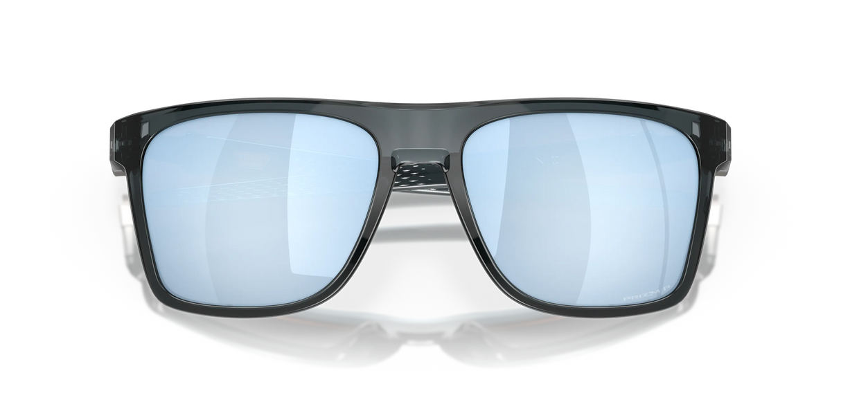 Oakley Leffingwell - Crystal Black Frame with Prizm Deep Water Polarized Lens-Sunglasses-troggs.com