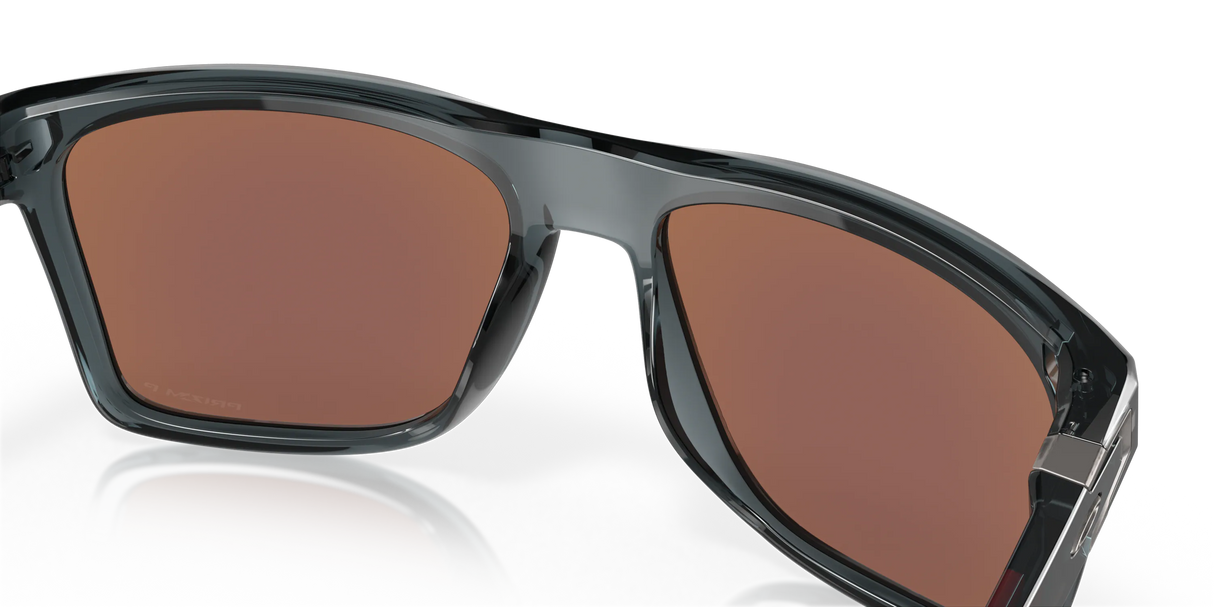 Oakley Leffingwell - Crystal Black Frame with Prizm Deep Water Polarized Lens-Sunglasses-troggs.com