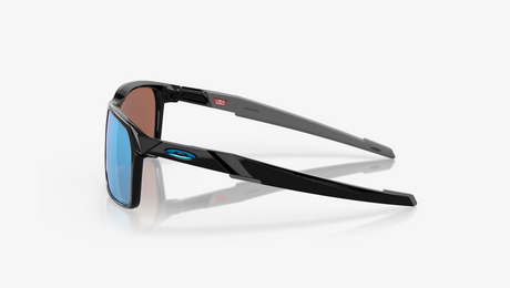 Oakley Portal X - Polished Black Frame with Prizm Deep Water Polarized Lens-troggs.com