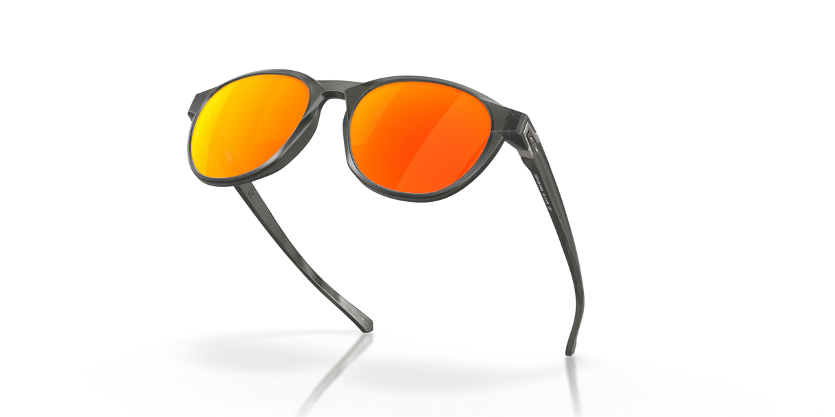 Oakley Reedmace - Matte Grey Smoke Frame with Prizm Ruby Polarized Lens-Sunglasses-troggs.com