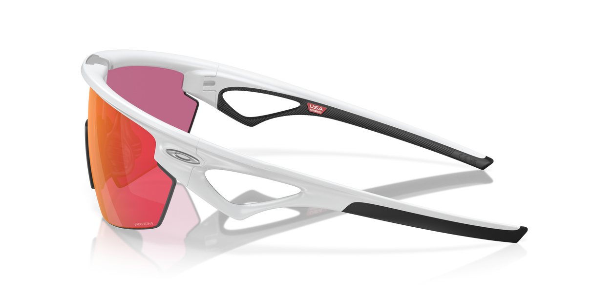 Oakley Sphaera Matte White Frame with Prizm Field Lens