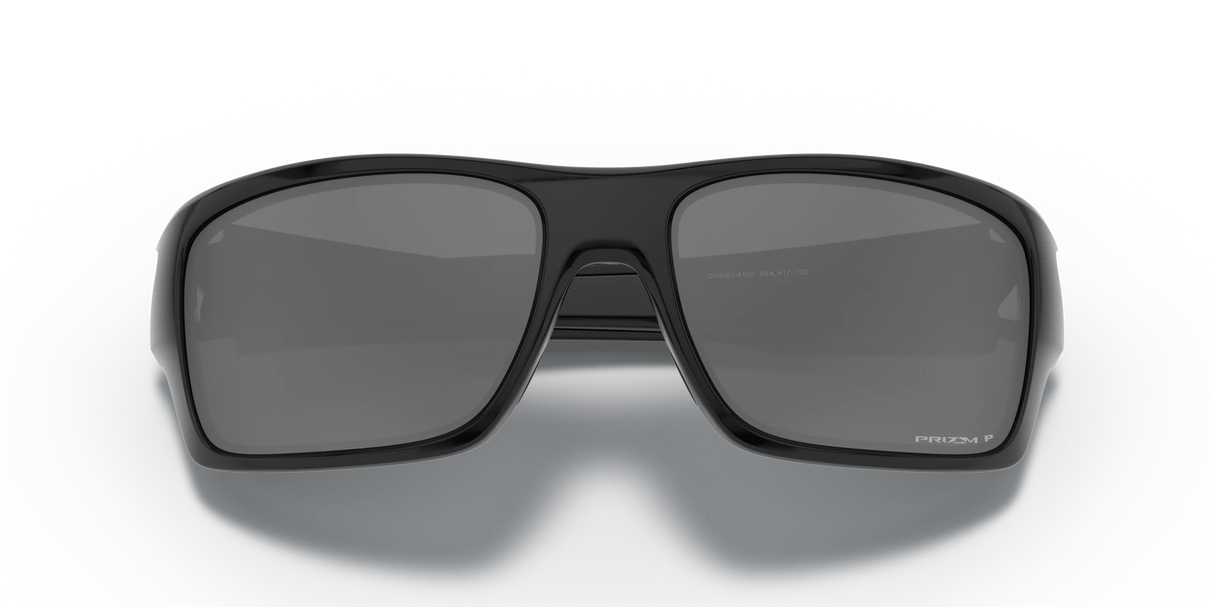 Oakley Turbine - Polished Black Frame with Prizm Black Polarized Lens-Sunglasses-troggs.com