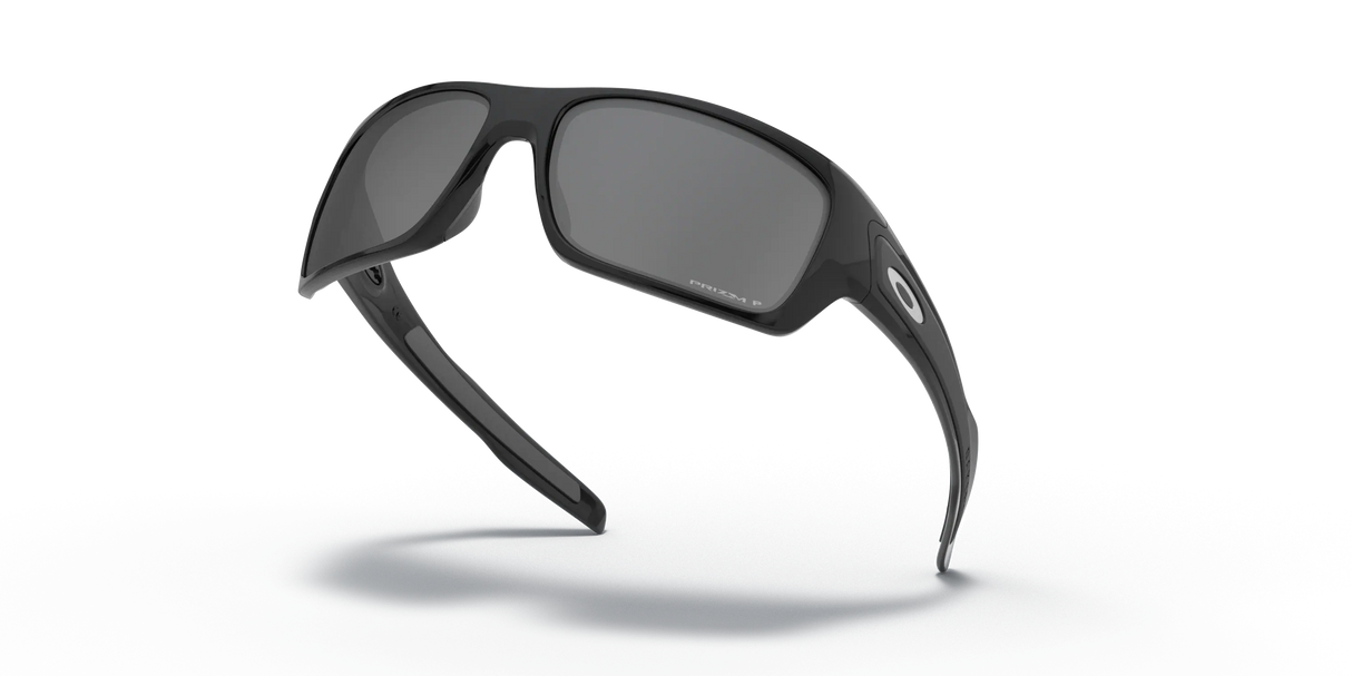 Oakley Turbine - Polished Black Frame with Prizm Black Polarized Lens-Sunglasses-troggs.com